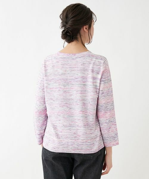 Leilian PLUS HOUSE / レリアンプラスハウス ニット・セーター | カラーメランジトップス | 詳細7