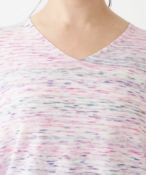 Leilian PLUS HOUSE / レリアンプラスハウス ニット・セーター | カラーメランジトップス | 詳細8