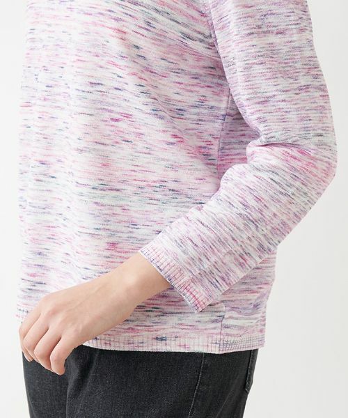 Leilian PLUS HOUSE / レリアンプラスハウス ニット・セーター | カラーメランジトップス | 詳細9