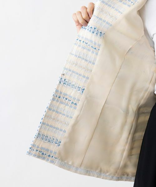 Leilian PLUS HOUSE / レリアンプラスハウス テーラードジャケット | ツイードノーカラージャケット | 詳細10