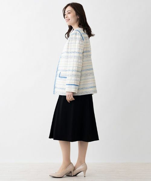 Leilian PLUS HOUSE / レリアンプラスハウス テーラードジャケット | ツイードノーカラージャケット | 詳細5