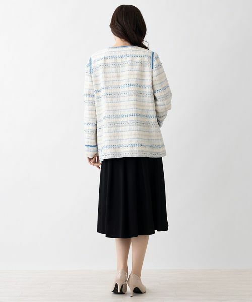 Leilian PLUS HOUSE / レリアンプラスハウス テーラードジャケット | ツイードノーカラージャケット | 詳細6