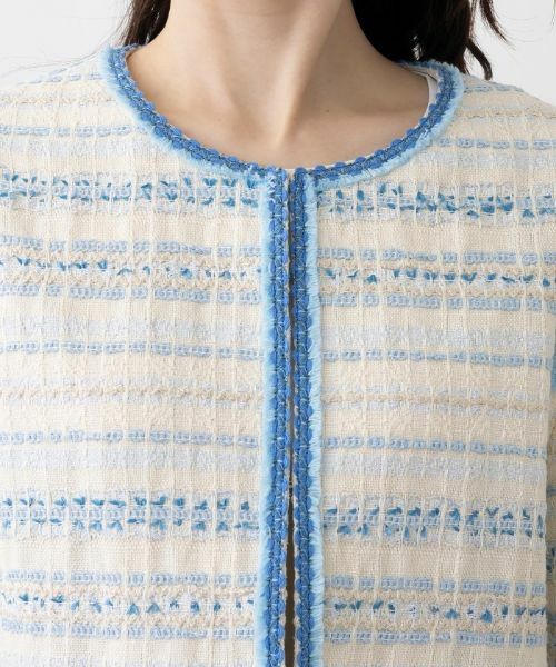 Leilian PLUS HOUSE / レリアンプラスハウス テーラードジャケット | ツイードノーカラージャケット | 詳細7