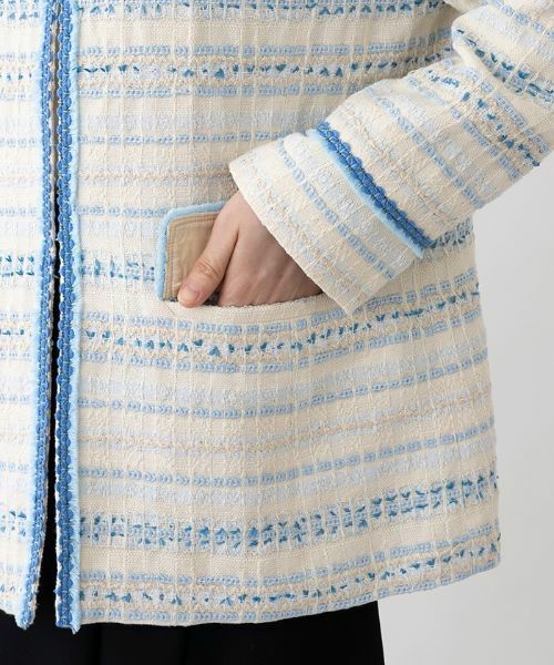 Leilian PLUS HOUSE / レリアンプラスハウス テーラードジャケット | ツイードノーカラージャケット | 詳細9