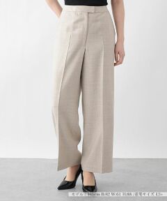 Leilian PLUS HOUSE / レリアンプラスハウス その他パンツ | センタープレスセミワイドパンツ