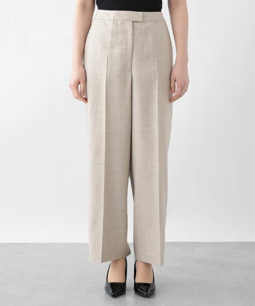Leilian PLUS HOUSE / レリアンプラスハウス その他パンツ | センタープレスセミワイドパンツ | 詳細5