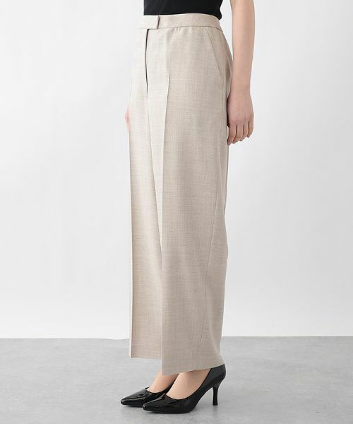 Leilian PLUS HOUSE / レリアンプラスハウス その他パンツ | センタープレスセミワイドパンツ | 詳細6