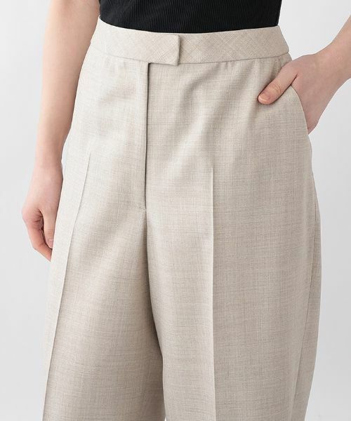 Leilian PLUS HOUSE / レリアンプラスハウス その他パンツ | センタープレスセミワイドパンツ | 詳細8