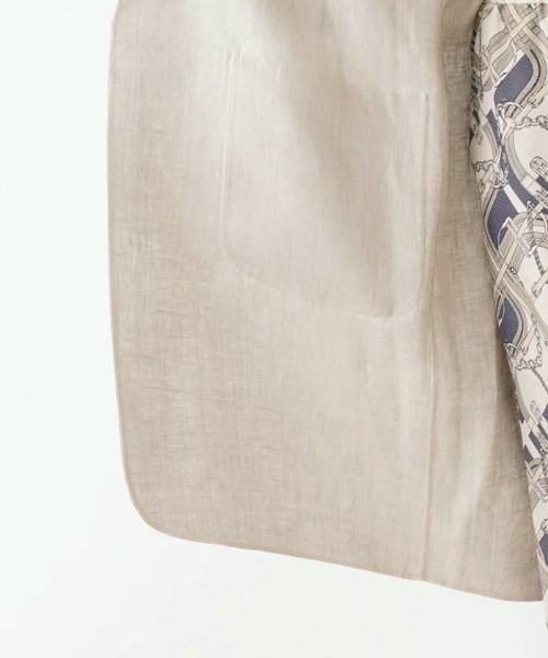 Leilian PLUS HOUSE / レリアンプラスハウス その他アウター | 一重仕立てのノーカラーコート | 詳細11