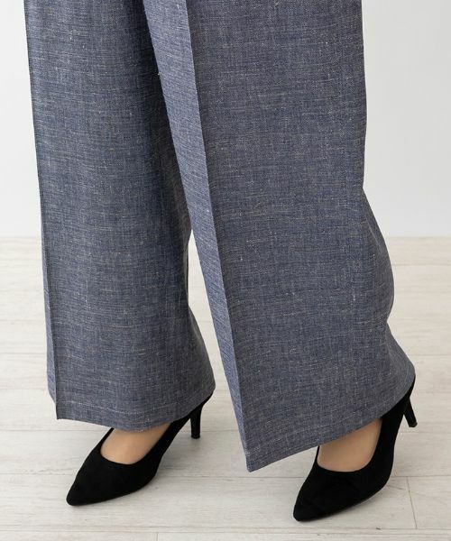 Leilian PLUS HOUSE / レリアンプラスハウス その他パンツ | タックワイドパンツ | 詳細11