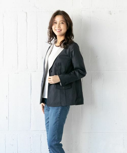 Leilian PLUS HOUSE / レリアンプラスハウス テーラードジャケット | バイカラージャケット | 詳細3