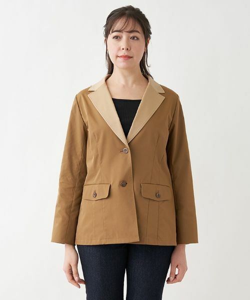 Leilian PLUS HOUSE / レリアンプラスハウス テーラードジャケット | バイカラージャケット | 詳細6