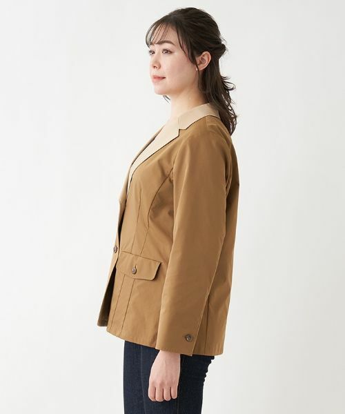 Leilian PLUS HOUSE / レリアンプラスハウス テーラードジャケット | バイカラージャケット | 詳細7