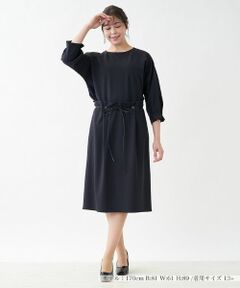 Leilian PLUS HOUSE / レリアンプラスハウス セットアップ | ウエストリボン付きセットアップ