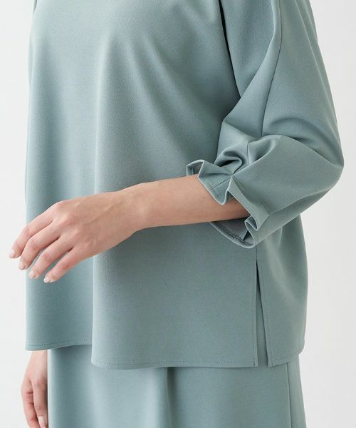 Leilian PLUS HOUSE / レリアンプラスハウス セットアップ | ウエストリボン付きセットアップ | 詳細13