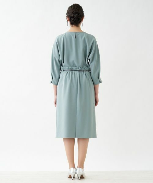 Leilian PLUS HOUSE / レリアンプラスハウス セットアップ | ウエストリボン付きセットアップ | 詳細2