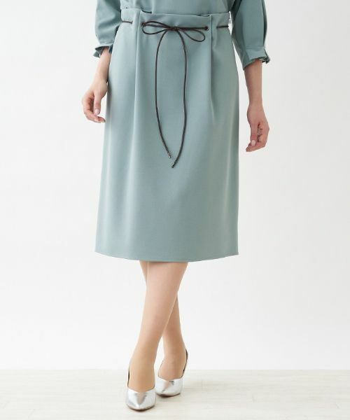 Leilian PLUS HOUSE / レリアンプラスハウス セットアップ | ウエストリボン付きセットアップ | 詳細9