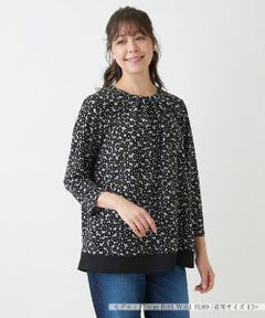 Leilian PLUS HOUSE / レリアンプラスハウス シャツ・ブラウス | 花柄ブラウス【プラス企画】