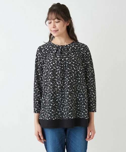 Leilian PLUS HOUSE / レリアンプラスハウス シャツ・ブラウス | 花柄ブラウス【プラス企画】 | 詳細4