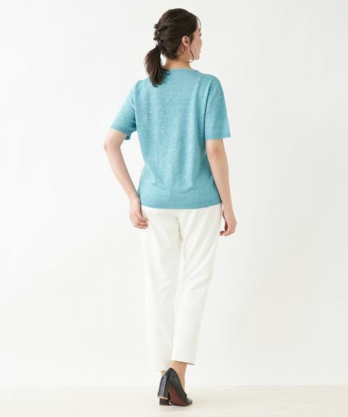 Leilian PLUS HOUSE / レリアンプラスハウス ニット・セーター | カラーブロックニット【HAND】 | 詳細3