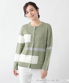 Leilian PLUS HOUSE / レリアンプラスハウス カーディガン・ボレロ | 麻素材カーディガン【HAND】