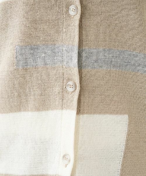 Leilian PLUS HOUSE / レリアンプラスハウス カーディガン・ボレロ | 麻素材カーディガン【HAND】 | 詳細9
