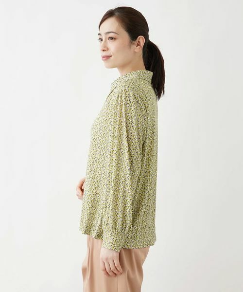 Leilian PLUS HOUSE / レリアンプラスハウス ポロシャツ | ジオメトリック柄ポロシャツ【ROCHAS Premiere】 | 詳細5