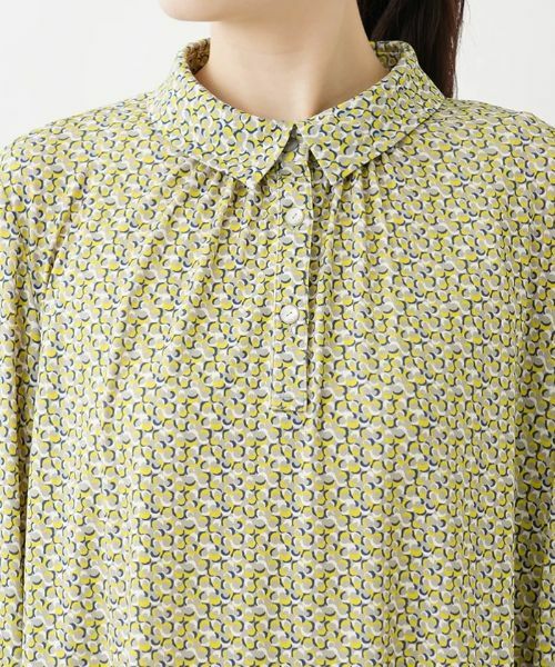 Leilian PLUS HOUSE / レリアンプラスハウス ポロシャツ | ジオメトリック柄ポロシャツ【ROCHAS Premiere】 | 詳細7