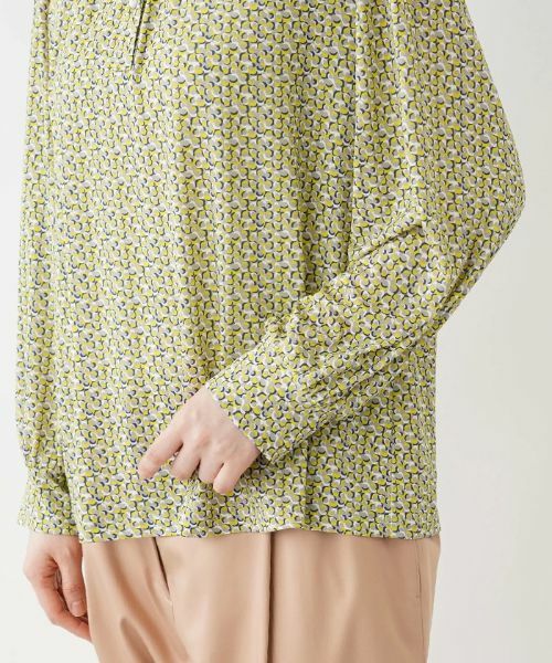 Leilian PLUS HOUSE / レリアンプラスハウス ポロシャツ | ジオメトリック柄ポロシャツ【ROCHAS Premiere】 | 詳細8