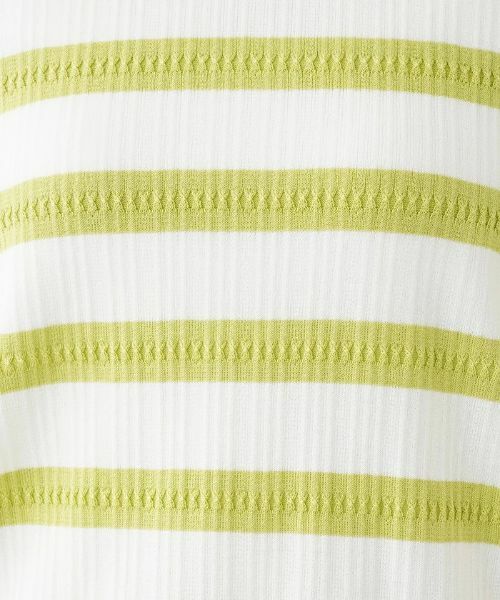 Leilian PLUS HOUSE / レリアンプラスハウス ニット・セーター | 7分袖ボーダーニットプルオーバー【ROCHAS Premiere】 | 詳細8