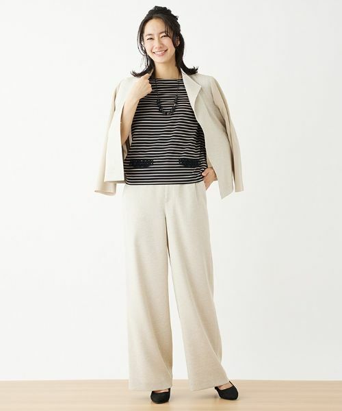 Leilian PLUS HOUSE / レリアンプラスハウス テーラードジャケット | 異素材切替ジャケット【ROCHAS Premiere】 | 詳細7