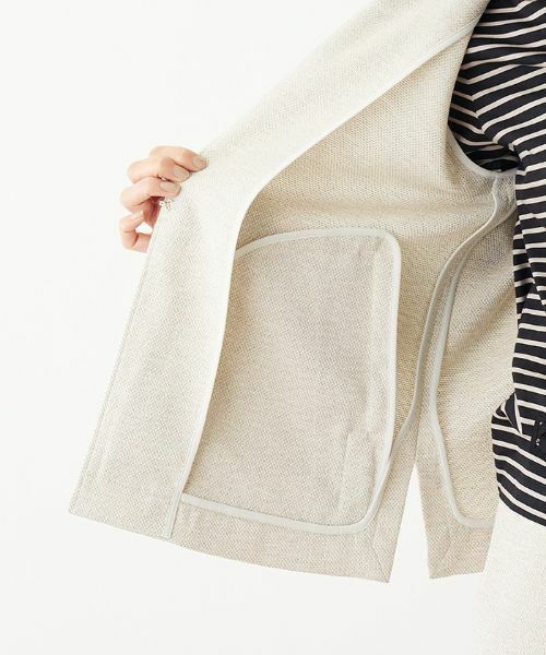 Leilian PLUS HOUSE / レリアンプラスハウス テーラードジャケット | 異素材切替ジャケット【ROCHAS Premiere】 | 詳細8