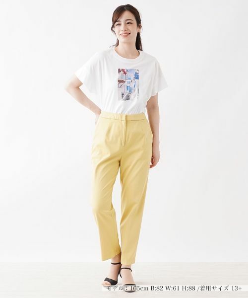 Leilian PLUS HOUSE / レリアンプラスハウス その他パンツ | 【プラス企画】アンクル丈テーパードパンツ | 詳細1