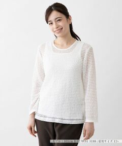 Leilian PLUS HOUSE / レリアンプラスハウス カットソー | クルーネックプルオーバー【プラス企画】