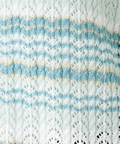 Leilian PLUS HOUSE / レリアンプラスハウス テーラードジャケット | レース切替ニットカーディガン【VITTORIO】 | 詳細10