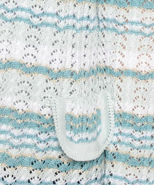 Leilian PLUS HOUSE / レリアンプラスハウス テーラードジャケット | レース切替ニットカーディガン【VITTORIO】 | 詳細9