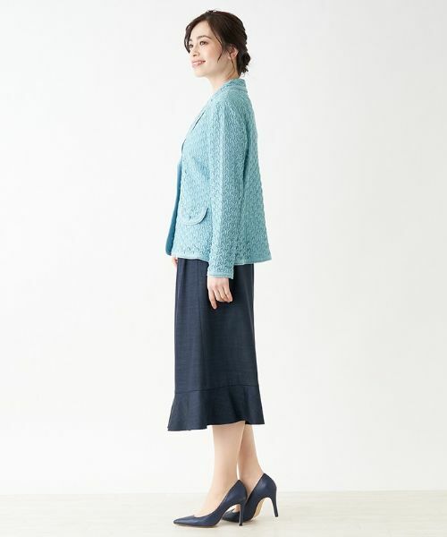 Leilian PLUS HOUSE / レリアンプラスハウス テーラードジャケット | コットンレーステーラードジャケット【VITTORIO】 | 詳細5