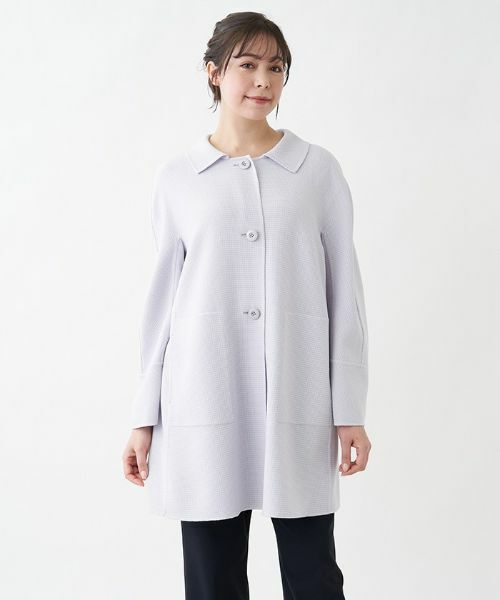 Leilian PLUS HOUSE / レリアンプラスハウス その他アウター | ミディアム丈ステンカラーコート【STEFANONI】 | 詳細5