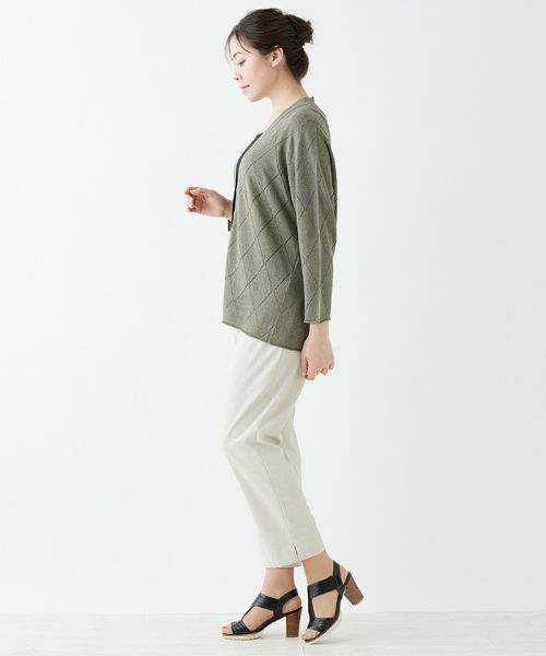 Leilian PLUS HOUSE / レリアンプラスハウス カーディガン・ボレロ | Vネックニットカーディガン【LE TRICOT PERUGIA】 | 詳細3