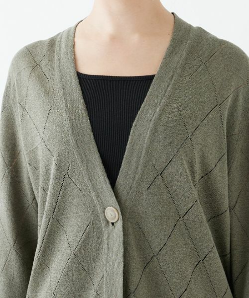 Leilian PLUS HOUSE / レリアンプラスハウス カーディガン・ボレロ | Vネックニットカーディガン【LE TRICOT PERUGIA】 | 詳細8