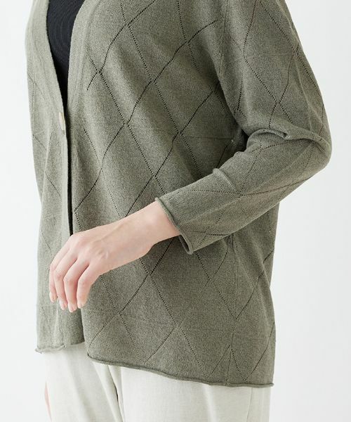 Leilian PLUS HOUSE / レリアンプラスハウス カーディガン・ボレロ | Vネックニットカーディガン【LE TRICOT PERUGIA】 | 詳細9
