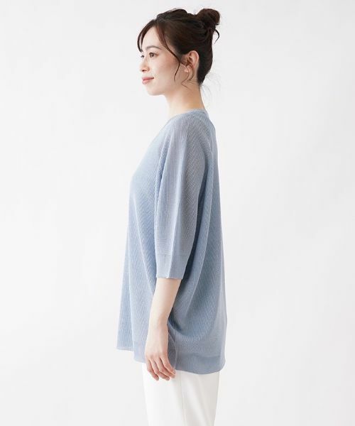 Leilian PLUS HOUSE / レリアンプラスハウス ニット・セーター | ドルマンスリーブセーター【LE TRICOT PERUGIA】 | 詳細10