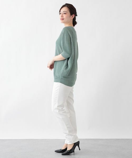 Leilian PLUS HOUSE / レリアンプラスハウス ニット・セーター | ドルマンスリーブセーター【LE TRICOT PERUGIA】 | 詳細3