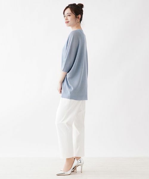 Leilian PLUS HOUSE / レリアンプラスハウス ニット・セーター | ドルマンスリーブセーター【LE TRICOT PERUGIA】 | 詳細4