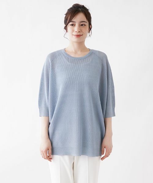 Leilian PLUS HOUSE / レリアンプラスハウス ニット・セーター | ドルマンスリーブセーター【LE TRICOT PERUGIA】 | 詳細8