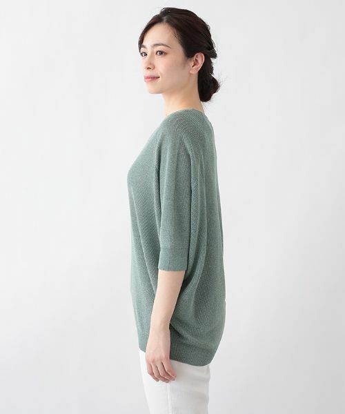 Leilian PLUS HOUSE / レリアンプラスハウス ニット・セーター | ドルマンスリーブセーター【LE TRICOT PERUGIA】 | 詳細9