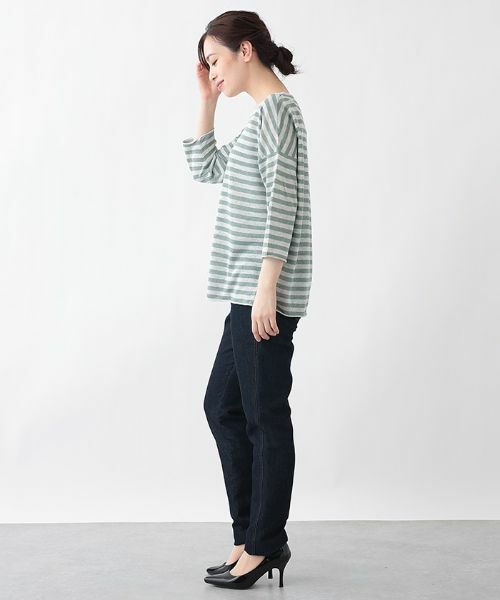 Leilian PLUS HOUSE / レリアンプラスハウス ニット・セーター | ボーダーセーター【LE TRICOT PERUGIA】 | 詳細2