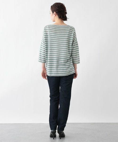 Leilian PLUS HOUSE / レリアンプラスハウス ニット・セーター | ボーダーセーター【LE TRICOT PERUGIA】 | 詳細3