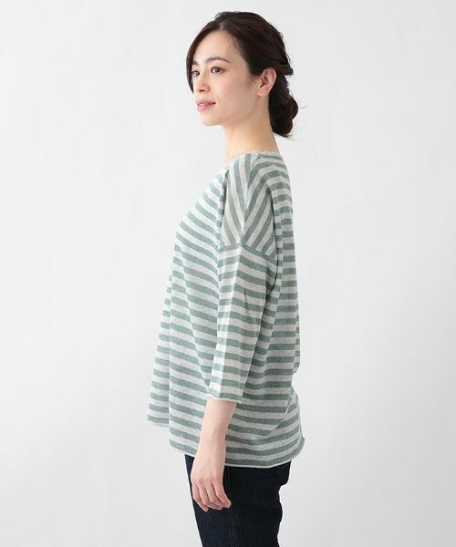 Leilian PLUS HOUSE / レリアンプラスハウス ニット・セーター | ボーダーセーター【LE TRICOT PERUGIA】 | 詳細5