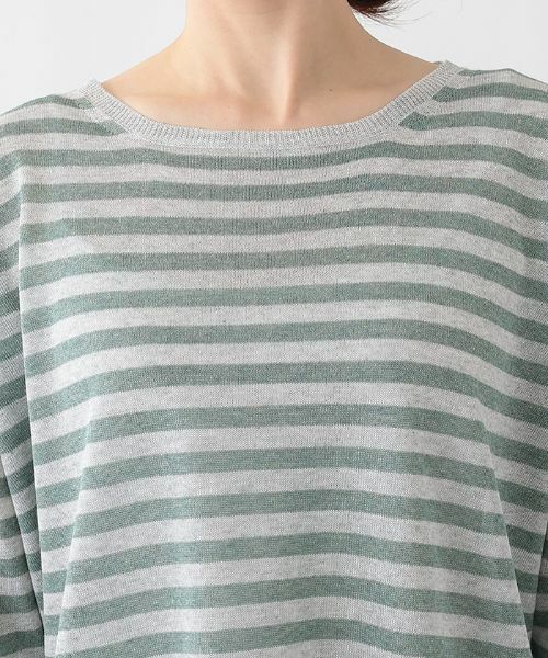 Leilian PLUS HOUSE / レリアンプラスハウス ニット・セーター | ボーダーセーター【LE TRICOT PERUGIA】 | 詳細7